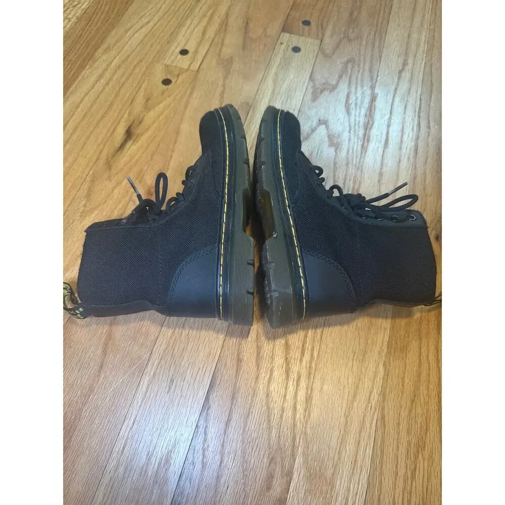 Dr. Martens Combs Lace-Up Combat Blk Boots US Little Kid 1
